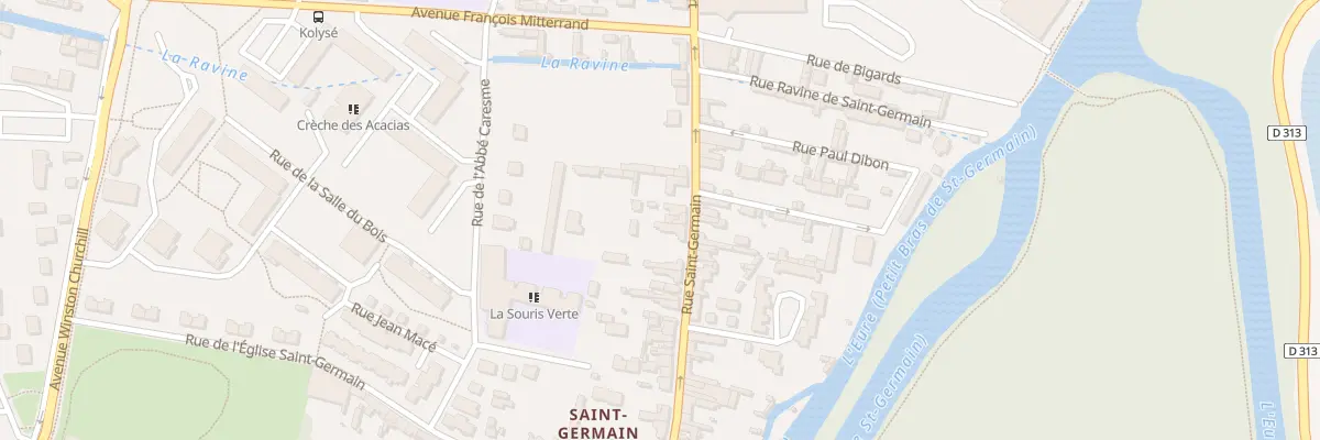 Plan du 125 Rue Saint Germain à Louviers