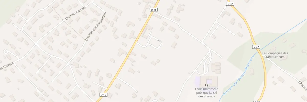 Plan du 6 Imp Joseph Veron à Bérat