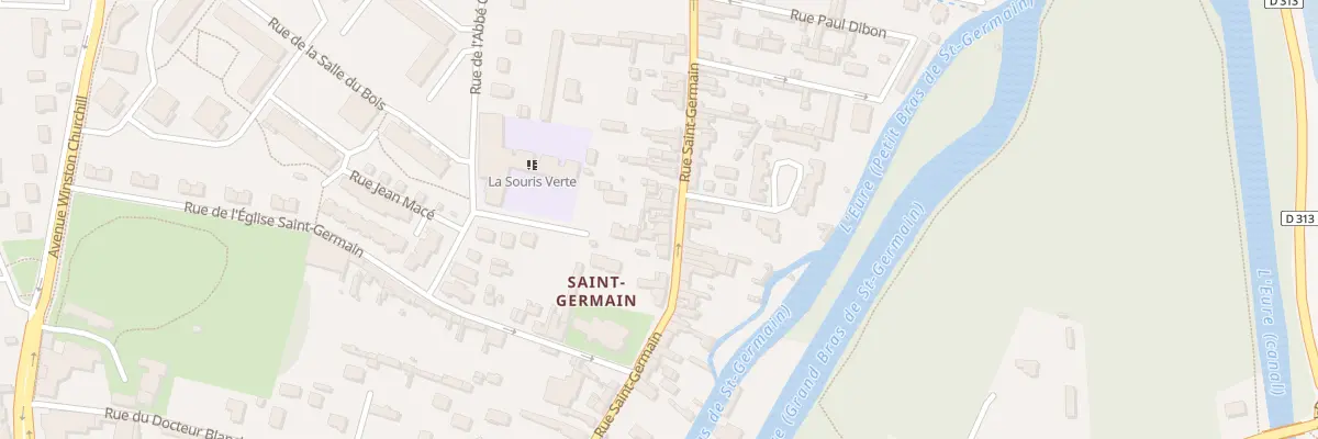 Plan du 103 Rue Saint Germain à Louviers