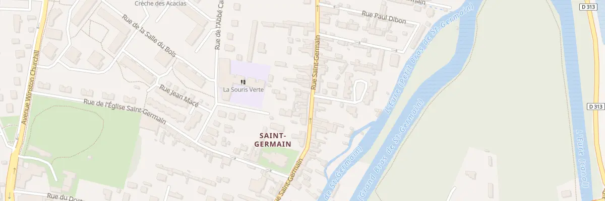 Plan du 105 Rue Saint Germain à Louviers