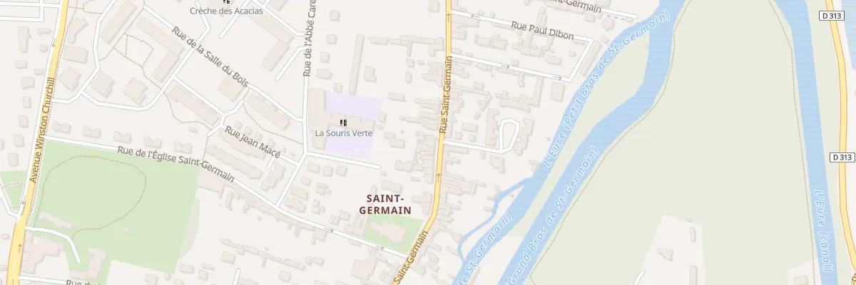 Plan du 107 Rue Saint Germain à Louviers