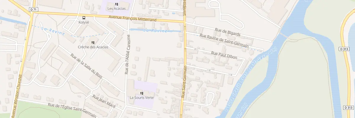 Plan du 131 Rue Saint Germain à Louviers