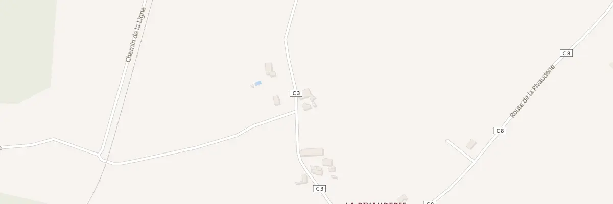 Plan du 28 Vge de la Pivauderie à Nieul