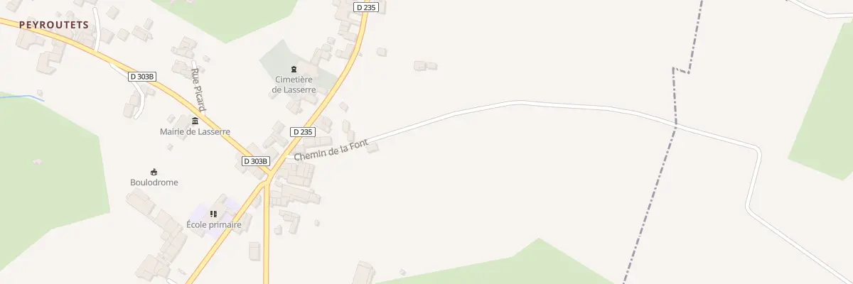 Plan des Bassons à Lasserre