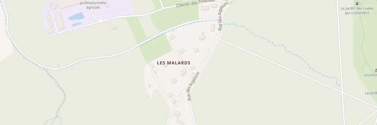 Plan des Malards à Chaumont-sur-Loire