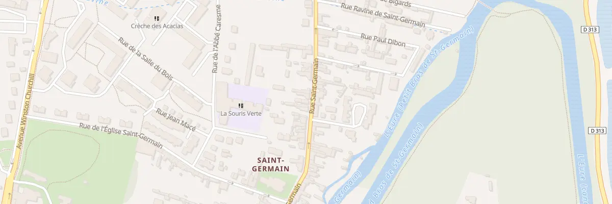 Plan du 115 Rue Saint Germain à Louviers