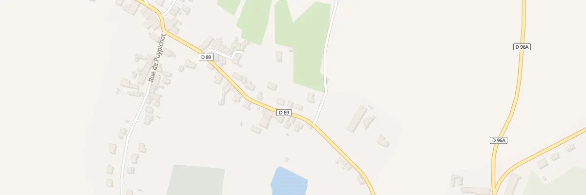 Plan du 6 Av de Bellac à Nantiat