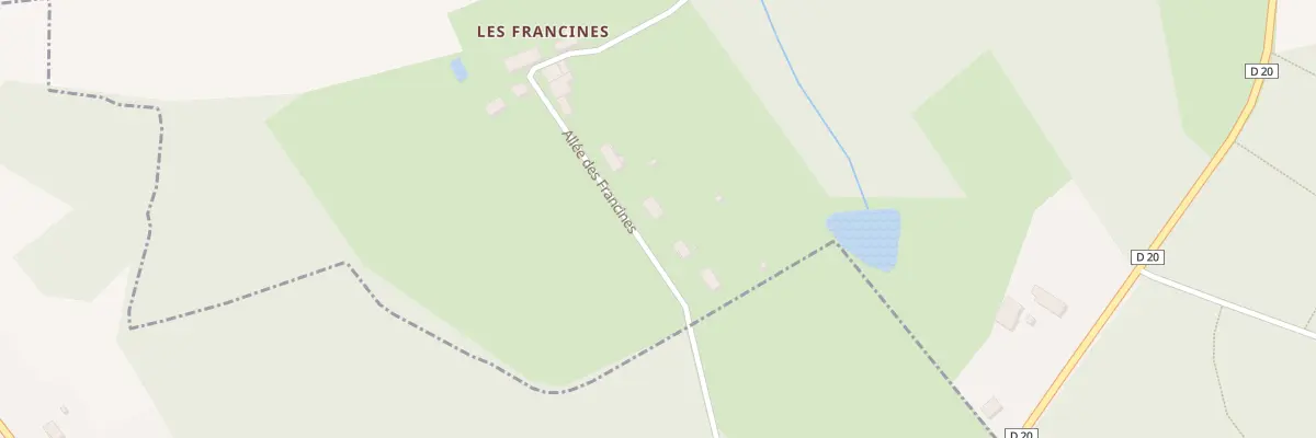 Plan du 14 All des Francines à Couzeix