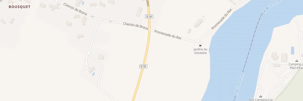 Plan du 6 Prom du Bac à Salles-sur-Garonne