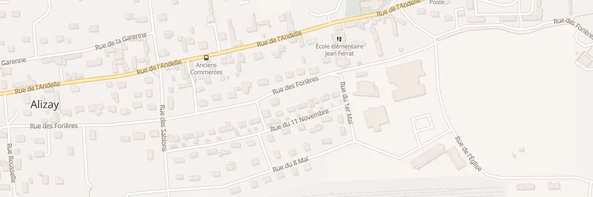 Plan du 34 Rue des Forières à Alizay