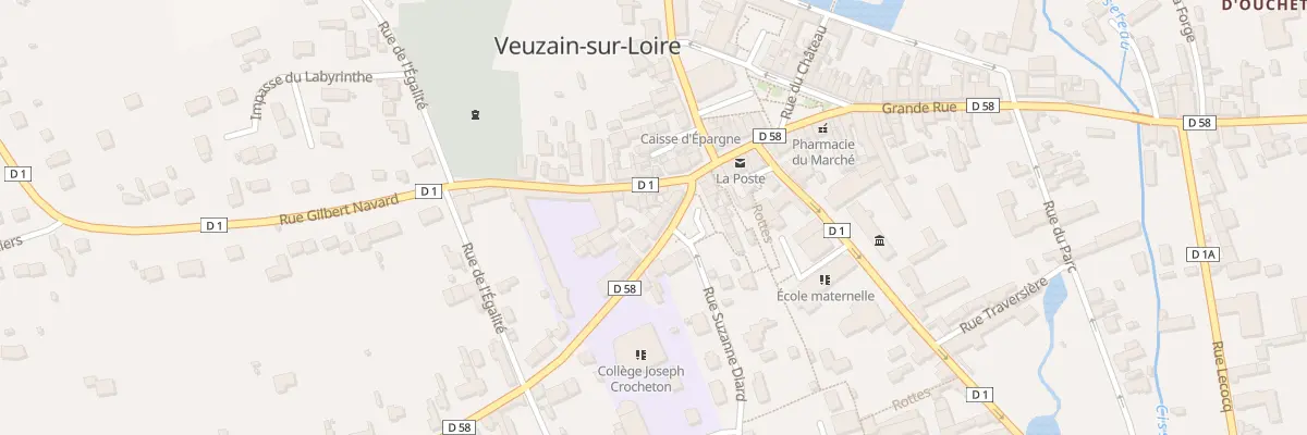 Plan du 5 Rue de Touraine à Veuzain-sur-Loire