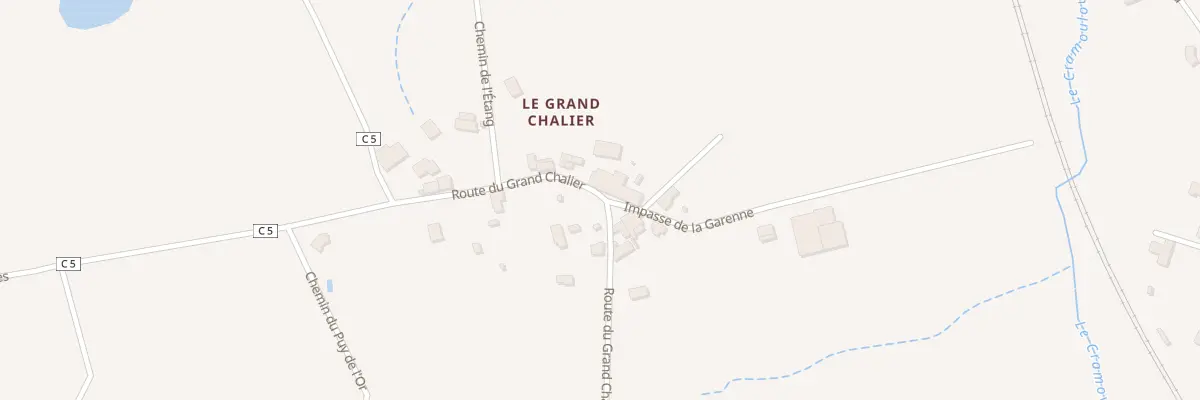 Plan du 21 Le Grand Chalier à Burgnac