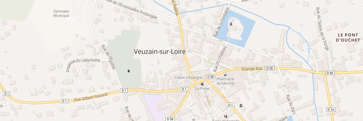 Plan du 14 Rue des Rapins à Veuzain-sur-Loire
