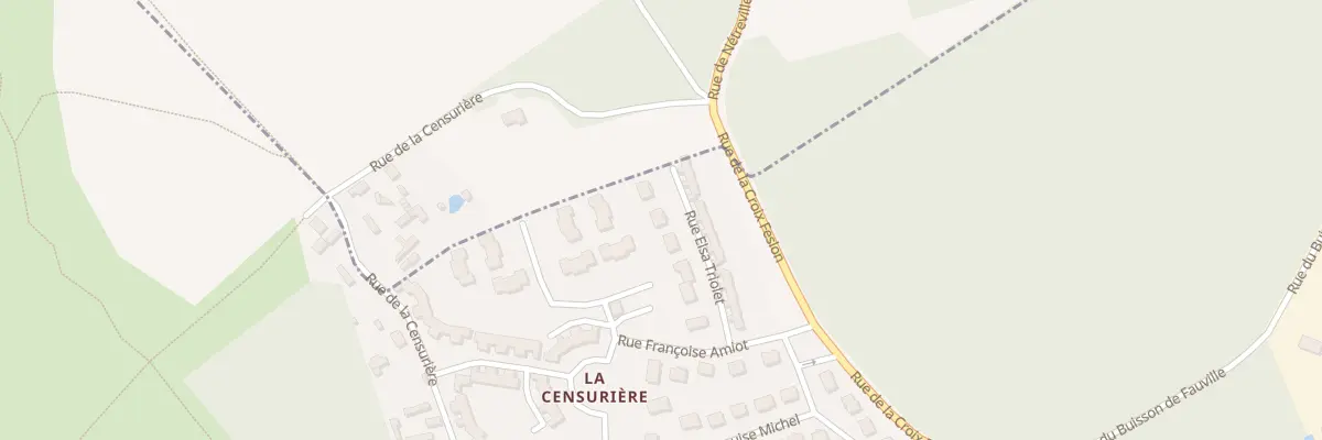 Plan du 9 Rue Elsa Triolet à Évreux