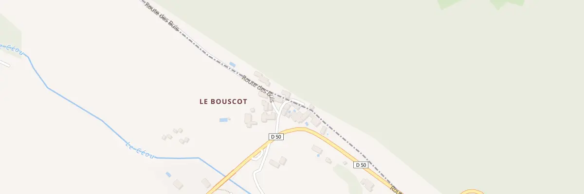 Plan du 340 Le Bouscot à Saint-Cybranet
