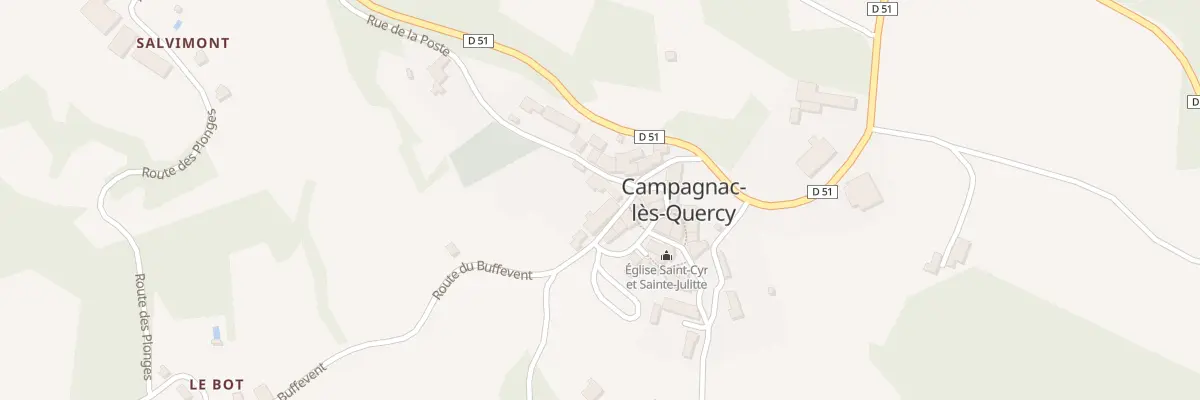 Plan du 15 Le Bourg à Campagnac-lès-Quercy