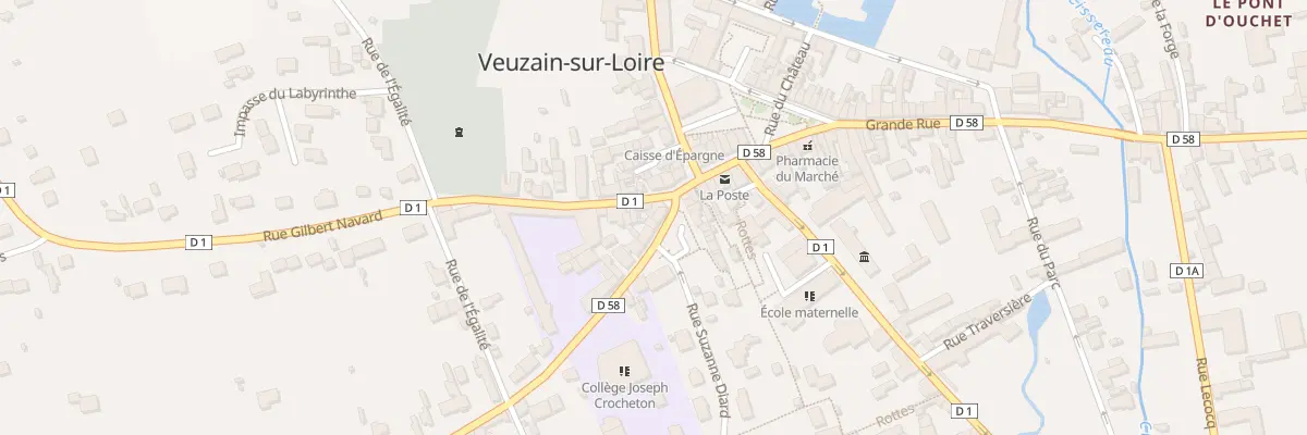 Plan du 1 Rue de Touraine à Veuzain-sur-Loire