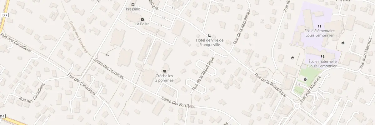 Plan du 171 Rue de la République à Franqueville-Saint-Pierre
