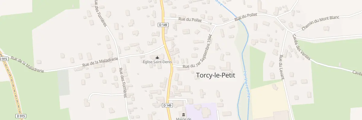 Plan du 1 Rue du 1er Septembre 1944 à Torcy-le-Petit