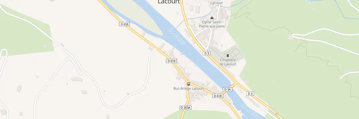 Plan du 36 Av du Nabech à Lacourt