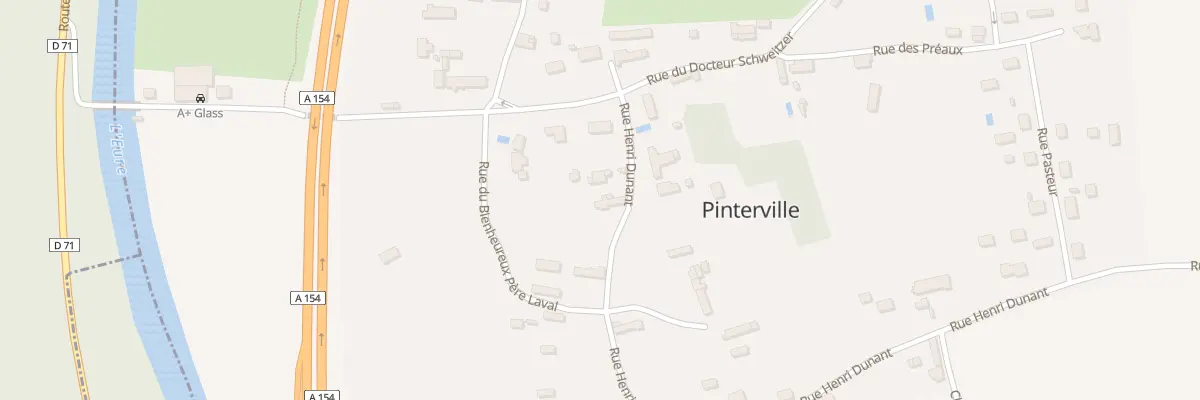 Plan du 2 Rue Henri Dunant à Pinterville