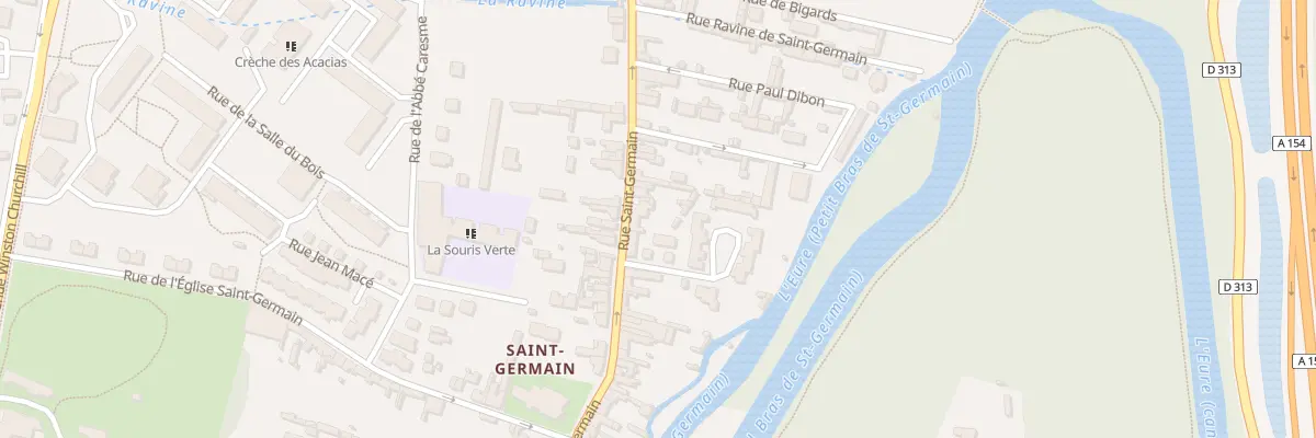 Plan du 76 Rue Saint Germain à Louviers