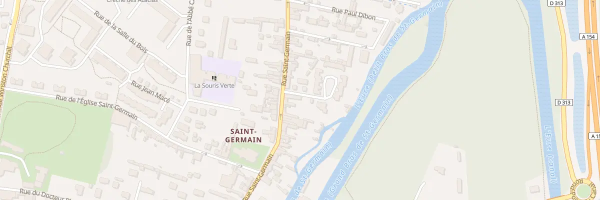 Plan du 66 Rue Saint Germain à Louviers