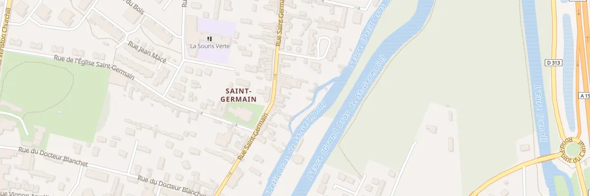Plan du 58 Rue Saint Germain à Louviers
