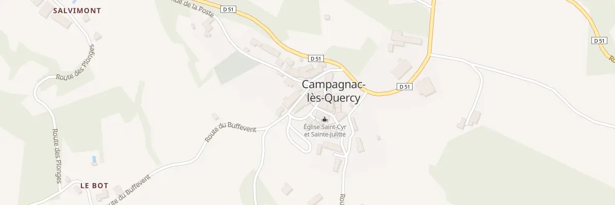 Plan du 29 Le Bourg à Campagnac-lès-Quercy