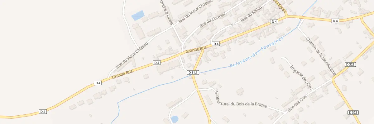 Plan du 4 Rue de Chartres à Laons