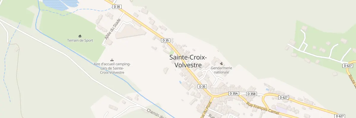 Plan du 35 Rue de l’Église à Sainte-Croix-Volvestre