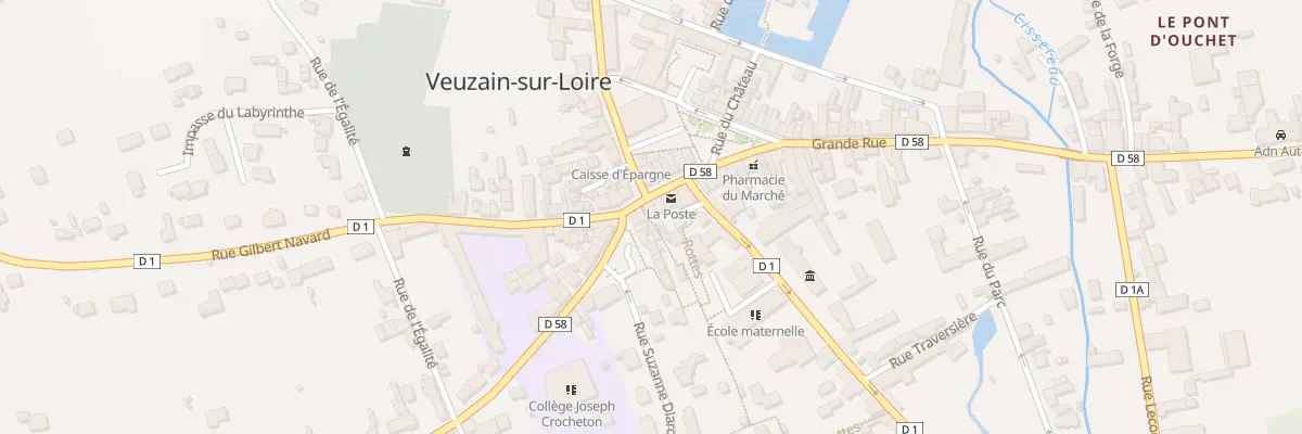 Plan du 3 Grande Rue à Veuzain-sur-Loire