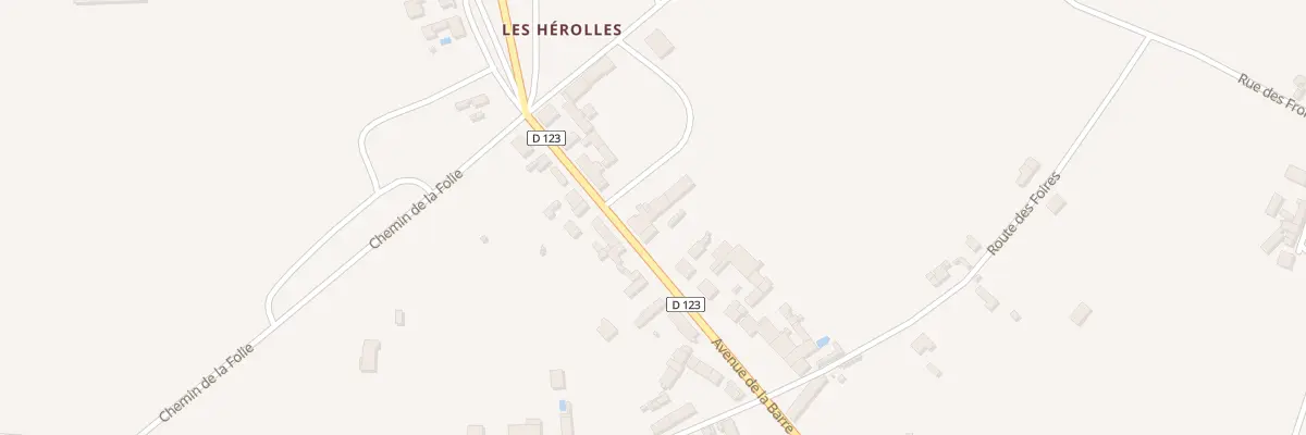Plan du 20 Av de la Barre à Coulonges-les-Hérolles