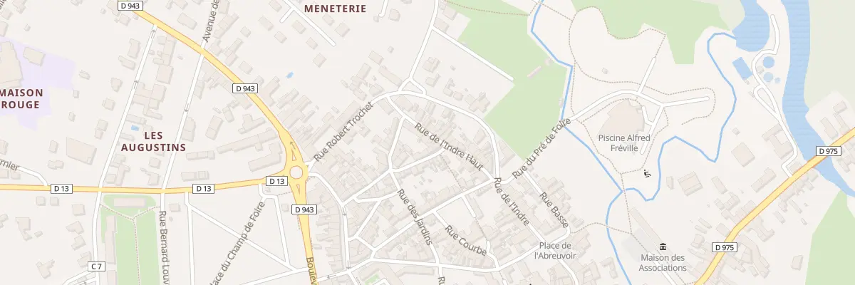 Plan du 7 Rue de l’Indre Haut à Châtillon-sur-Indre
