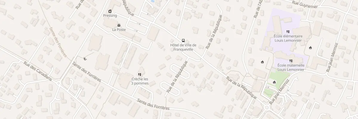 Plan du 175 Rue de la République à Franqueville-Saint-Pierre