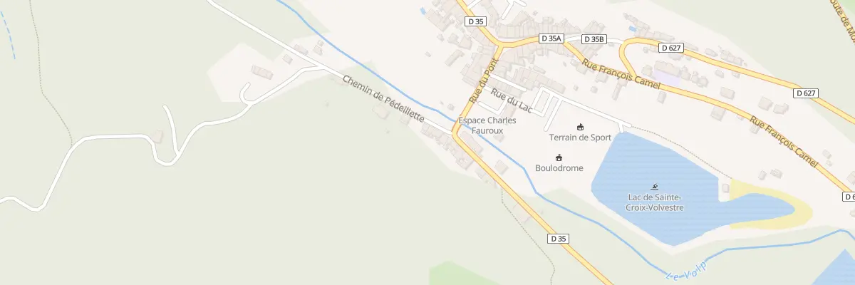 Plan du 1 Che de Pédeillette à Sainte-Croix-Volvestre