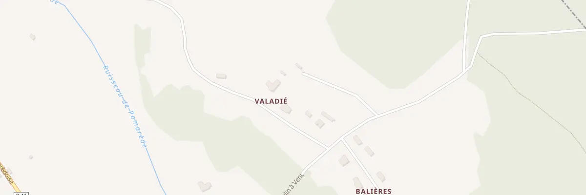Plan du 5082 Valadie à Pomarède