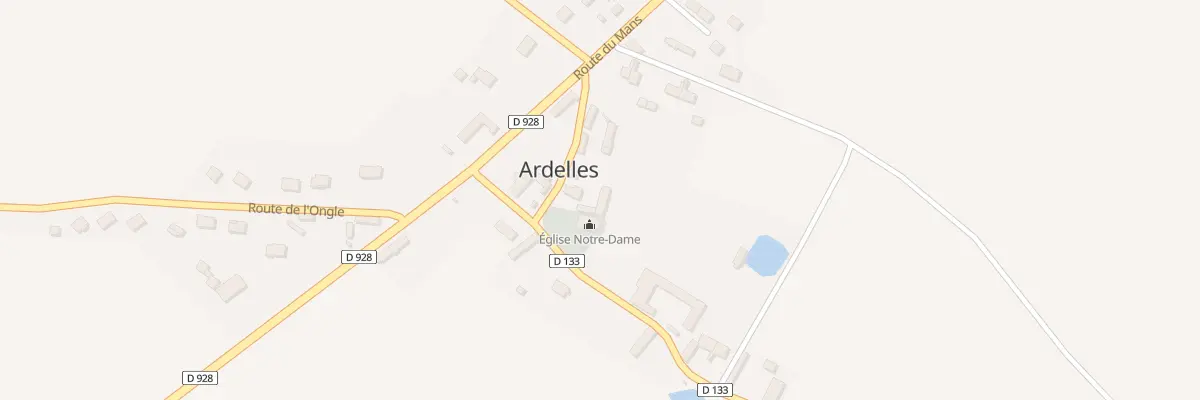 Plan du 6 Rue de l’Eglise à Ardelles
