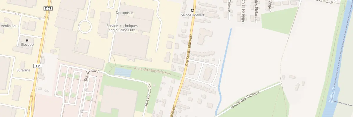 Plan du 59T Rue Saint Hildevert à Louviers