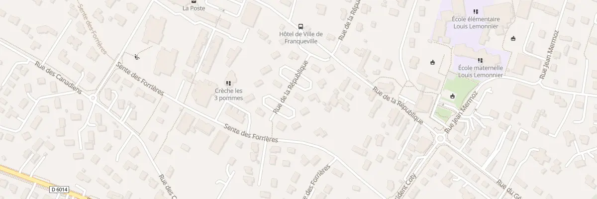 Plan du 155 Rue de la République à Franqueville-Saint-Pierre