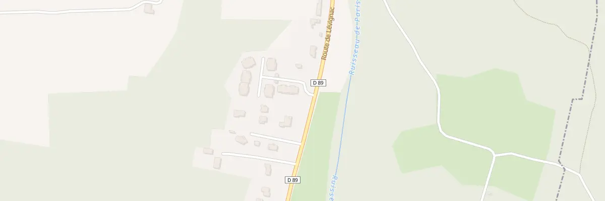 Plan de Rte de Levignac sur Save à Thil