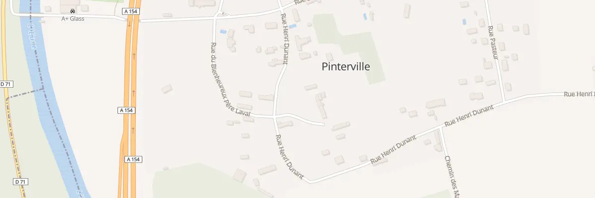 Plan du 7 Rue Henri Dunant à Pinterville