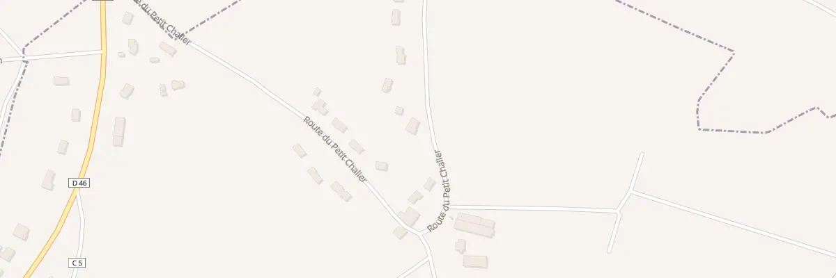 Plan du 655 Rte du Petit Chalier à Burgnac