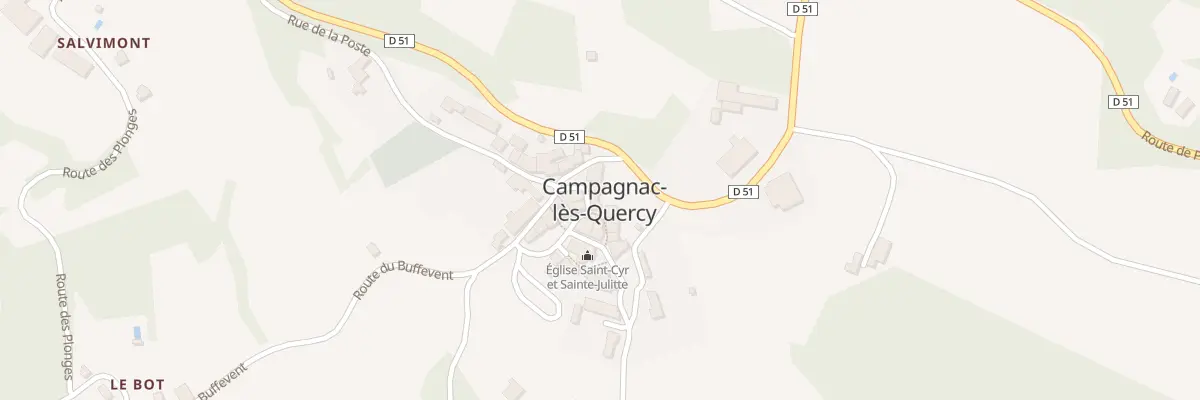 Plan du 36 Le Bourg à Campagnac-lès-Quercy