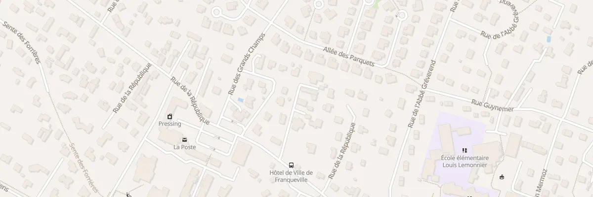 Plan du 300 Rue de la République à Franqueville-Saint-Pierre
