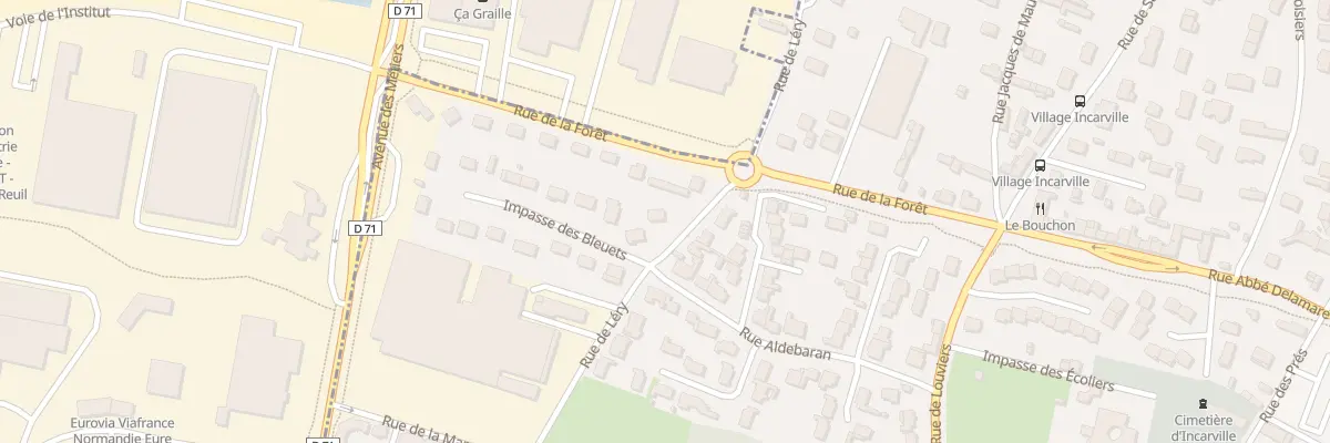 Plan du 27 Rue de Léry à Incarville