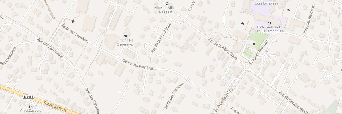 Plan du 157 Rue de la République à Franqueville-Saint-Pierre