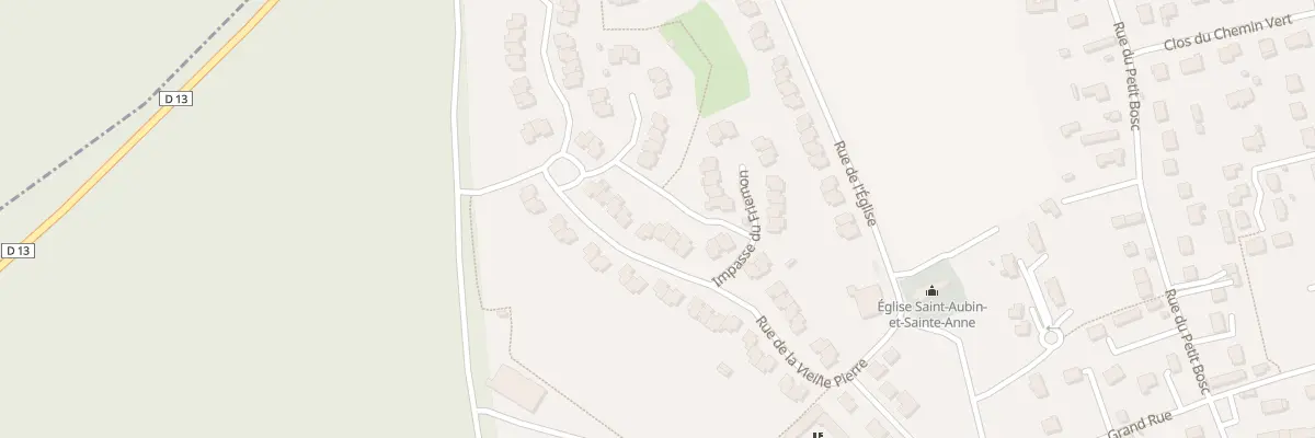 Plan du 226 Rue de la Vieille Pierre à Ymare