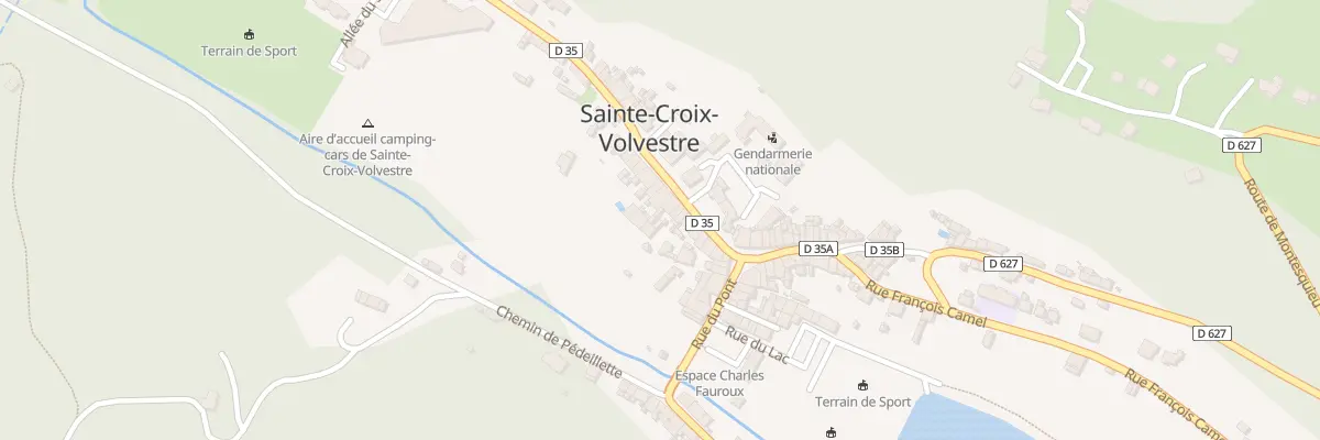Plan du 9 Ville à Sainte-Croix-Volvestre