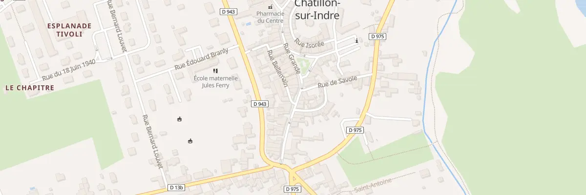 Plan du 23 Rue Grande à Châtillon-sur-Indre